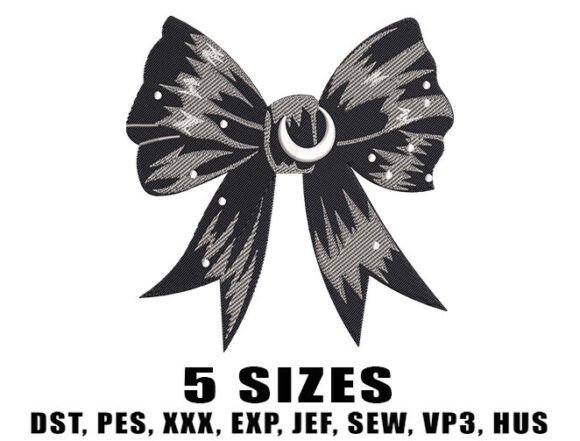 Black Bow Halloween Embroidery Design Review