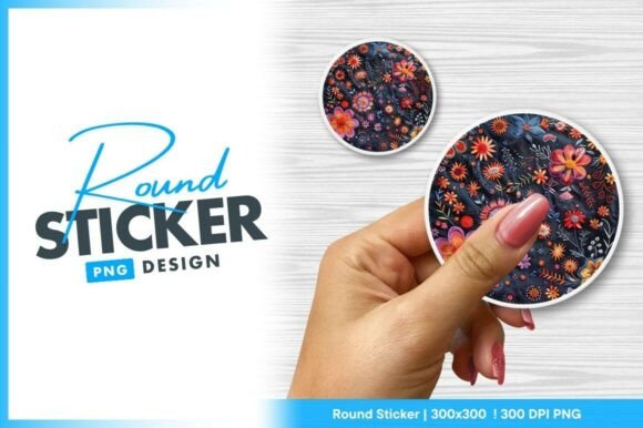 Colorful Floral Embroidery on Dark PNG Review