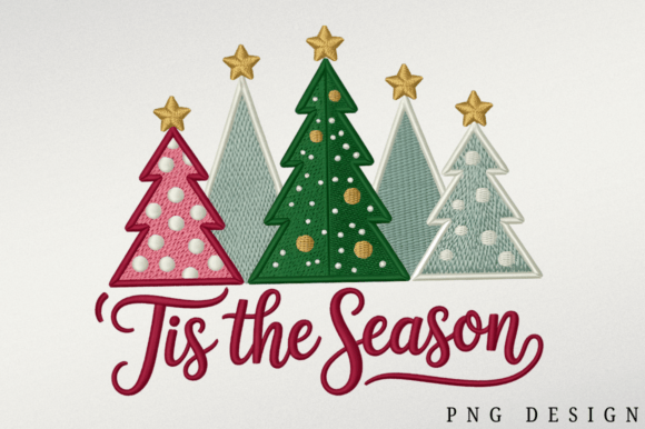 Embroidery Tis the Season PNG Design Review