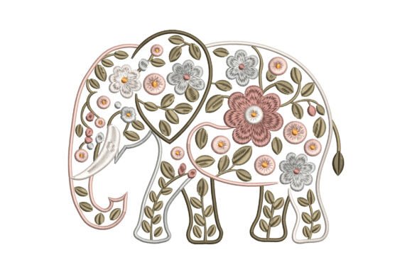Floral Elephant Embroidery Review