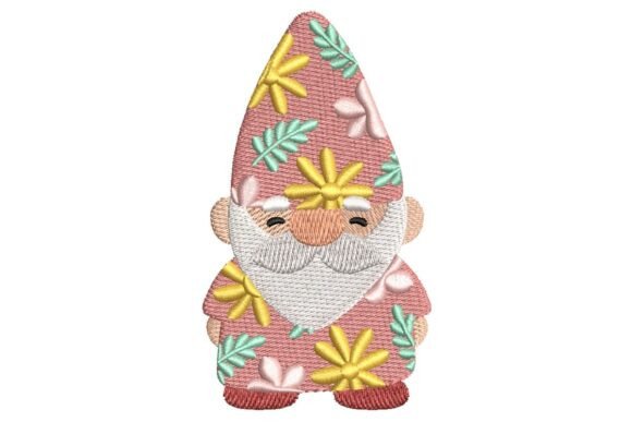 Floral Tropical Gnome Embroidery Design Review