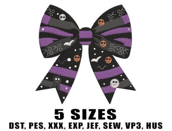 Halloween Bow Embroidery Design Review