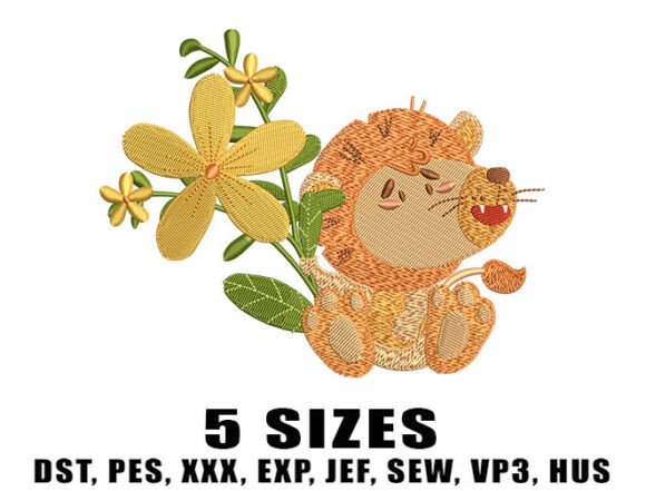 Happy Baby Lion Embroidery Design Review