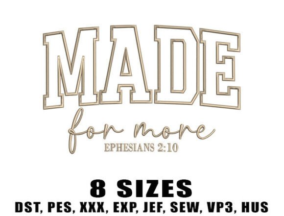 Made for More Embroidery Design Review