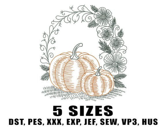 Rustic Pumpkin Embroidery Designs Review