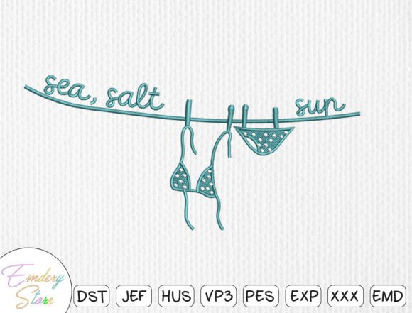 Sea Salt Sun Bikini Embroidery Review