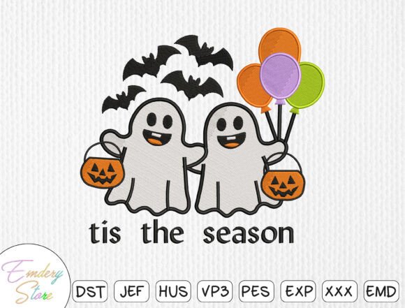 Tis the Season Ghosts Embroidery Review