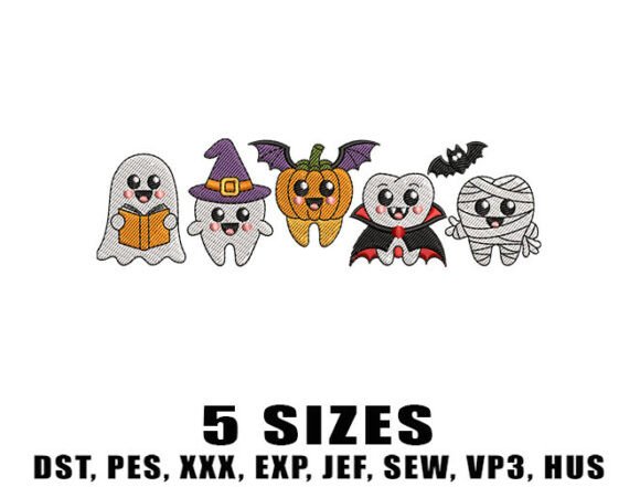 Trick or Teeth Embroidery Designs Review