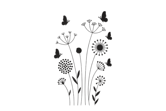 Wildflower Butterfly Embroidery Design Review